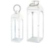 Melrose International White Metal Lanterns (Set of 2) small image number 1