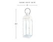 Melrose International White Metal Lanterns (Set of 2) small image number 3