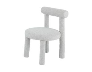 Modus Furniture International Carmel Gray Boucle Dining Chair