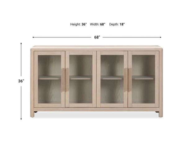 Modus Furniture International Liv White Sand Sideboard large image number 5