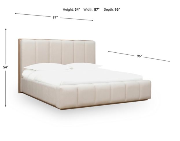 Modus Furniture Gardina Chai Upholstered King Bed large image number 10