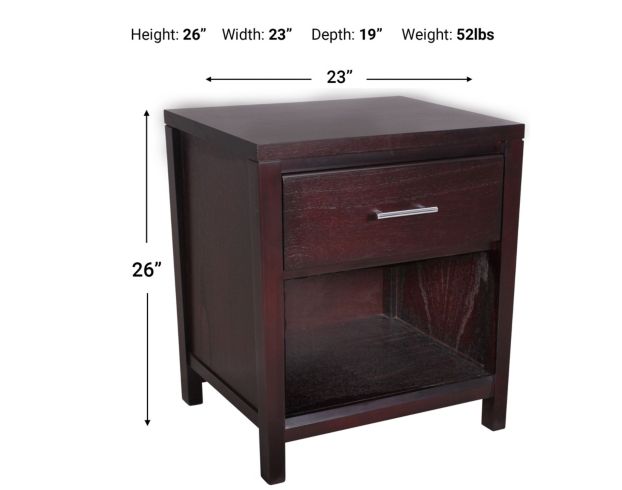 Modus Furniture Nevis Nightstand large image number 3