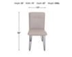 Modus Furniture Demi Taupe Side Chair small image number 7