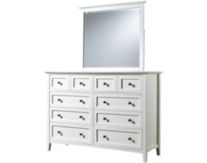 Modus Furniture Paragon White Dresser with Mirror