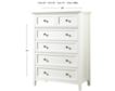 Modus Furniture Paragon White Chest small image number 3