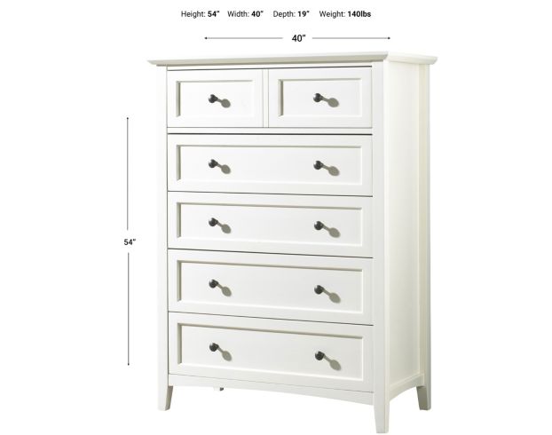 Modus Furniture Paragon White Chest large image number 3