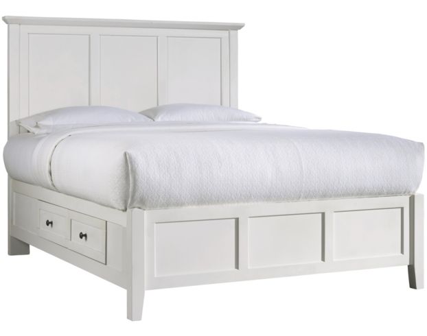Modus Furniture Paragon White Queen Storage Bed large