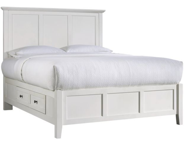 Modus Furniture Paragon White King Storage Bed large