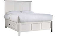 Modus Furniture Paragon White King Storage Bed