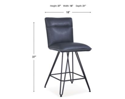 Modus Furniture Crossroads Cobalt Counter Stool