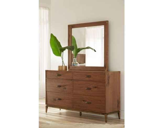 Modus Furniture Adler Dresser With Mirror, Large Wood Dresser With Mirror