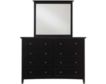 Modus Furniture Paragon Black Dresser with Mirror small image number 1