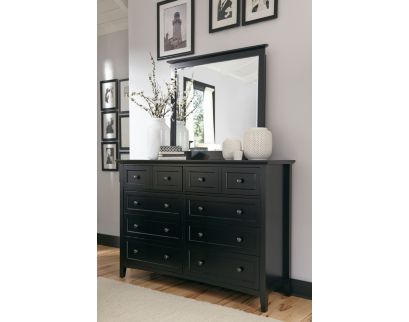 Modus Furniture Paragon Black Dresser with Mirror