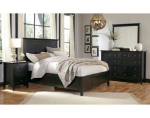 Modus Furniture Paragon Black Queen Bedroom Set