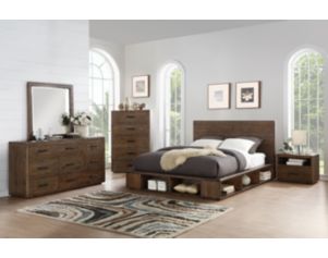Modus Furniture McKinney 4-Piece King Storage Bedroom Set