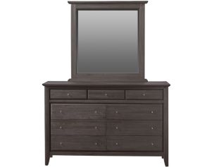 Modus Furniture City II Gray Dresser with Mirror