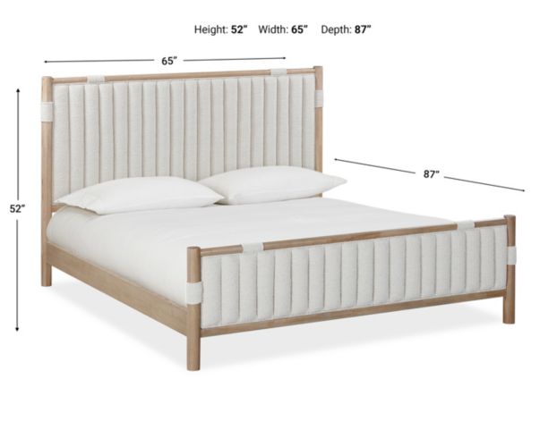 Modus Furniture Furano Ginger Upholstered Queen Bed large image number 8