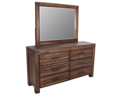 Modus Furniture Meadow Brown Dresser with Mirror