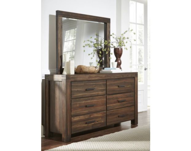 Modus Furniture Meadow Brown Dresser with Mirror large image number 3