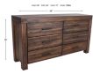 Modus Furniture Meadow Brown King Bedroom Set small image number 8