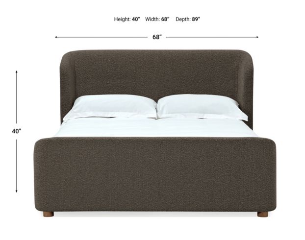 Modus Furniture Kiki Pumpernickel Queen Bed large image number 8