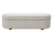 Modus Furniture Virgil Ricotta Boucle Storage Bench small image number 1