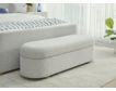 Modus Furniture Virgil Ricotta Boucle Storage Bench small image number 2