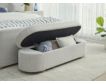 Modus Furniture Virgil Ricotta Boucle Storage Bench small image number 3