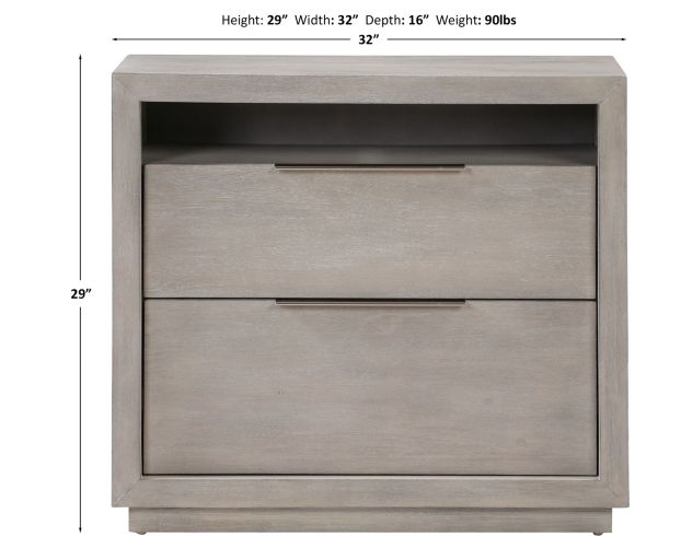 Modus Furniture Oxford Mineral 4-Piece Queen Bedroom Set large image number 7