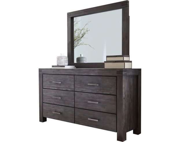 Modus Furniture Meadow Graphite Dresser with Mirror large image number 1