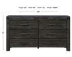 Modus Furniture Meadow Graphite Queen Bedroom Set small image number 7
