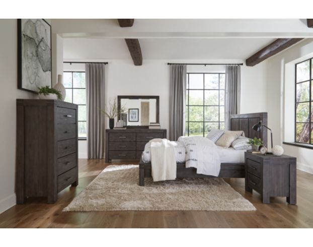 Modus Furniture Meadow Graphite King Bedroom Set large image number 1