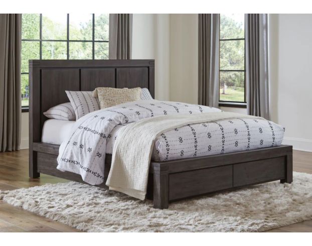 Modus Furniture Meadow Graphite Queen Storage Bed large image number 6