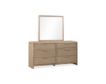 Modus Furniture Furano Ginger Ash Wood Dresser Mirror small image number 3