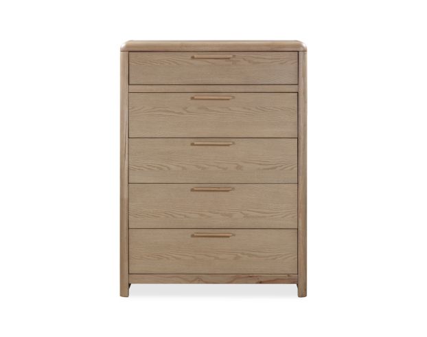 Modus Furniture Furano Ginger Ash Wood 5-Drawer Chest large image number 1