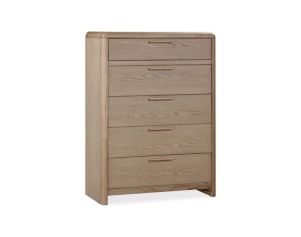 Modus Furniture Furano Ginger Ash Wood 5-Drawer Chest