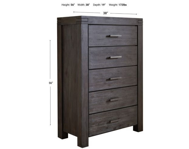 Modus Furniture Meadow Graphite Chest large image number 3