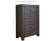 Modus Furniture Meadow Graphite Chest small image number 3