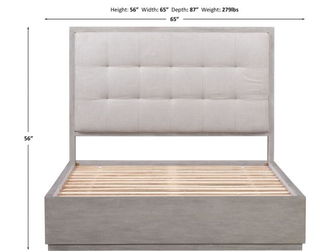 Modus Furniture Oxford Mineral 4-Piece King Bedroom Set large image number 6