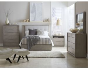 Modus Furniture Modus Furniture Oxford Storage Mineral 4-Piece Queen Bedroom Set