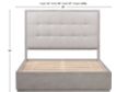 Modus Furniture Oxford Mineral King Storage Bed small image number 7