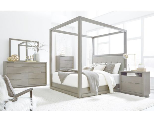Modus Furniture Oxford Mineral King Canopy Bed large image number 5