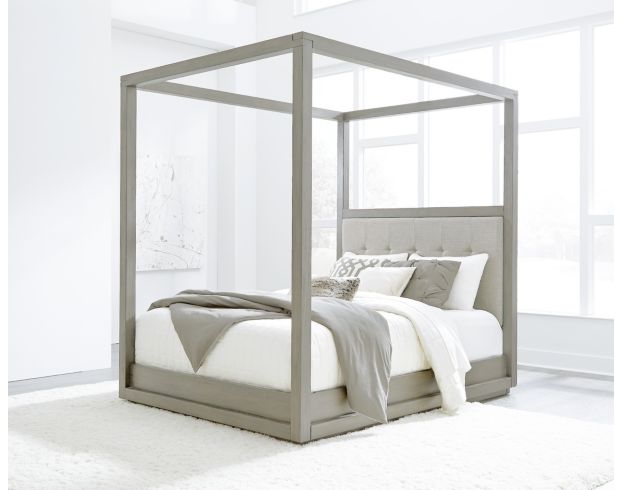 Modus Furniture Oxford Mineral King Canopy Bed large image number 7