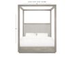 Modus Furniture Oxford Mineral King Canopy Bed small image number 8