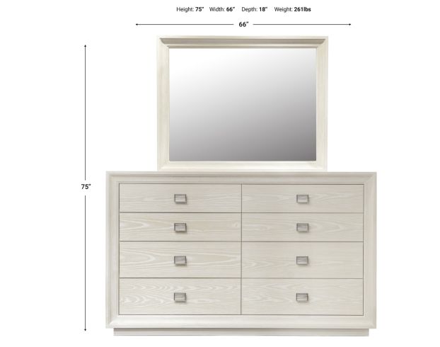 Modus Furniture Maxime Dresser with Mirror large image number 8
