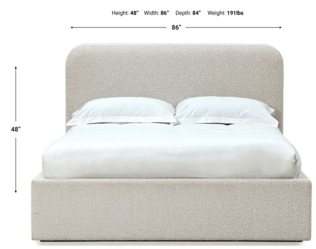 Modus Furniture Virgil King Bed large image number 5