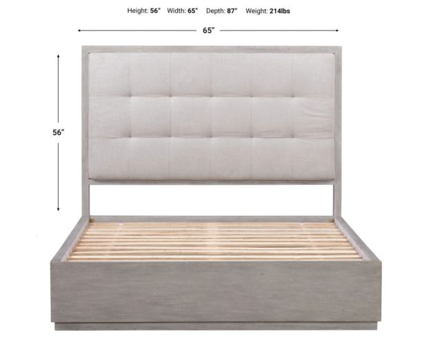 Modus Furniture Oxford Mineral Queen Bed large image number 8