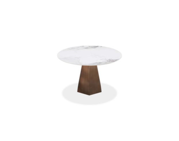 Modus Furniture Carmel Round Marble Dining Table large