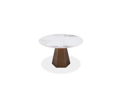 Modus Furniture Carmel Round Marble Dining Table