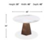 Modus Furniture Carmel Round Marble Dining Table small image number 4